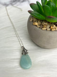 crystal necklace amazonite