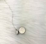 sterling silver taco necklace