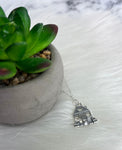 Thank You Gift For Realtor Sterling Silver Cozy Home Necklace