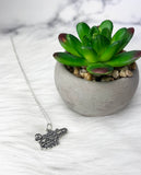 daddy's little girl sterling silver necklace