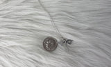 With Brave Wings She Flies Sterling Silver Dragonfly Necklace