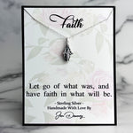 faith quote virgin mary necklace