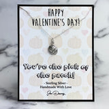 Pumpkin Pun Valentine Gift for Halloween Lover Sterling Necklace