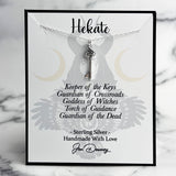 hekate key necklace sterling silver