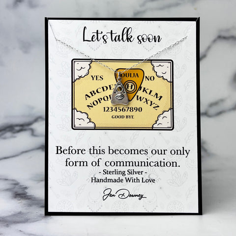 lets talk soon funny spirit board gift