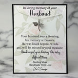 loss of husband sympathy quote