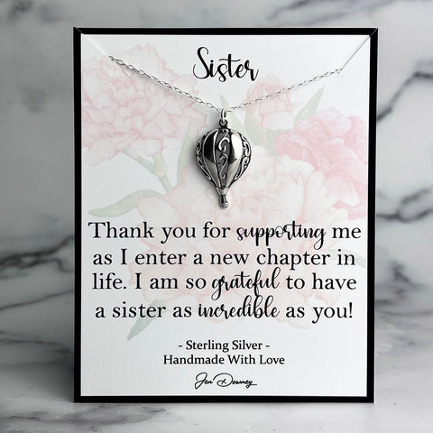 bridesmaid gift for sister