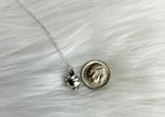 sterling cauldron necklace