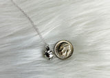 sterling cauldron necklace