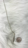 Feathers Appear When Your dad Is Near Sympathy Gift Legend Of Feather Sterling Silver Necklace