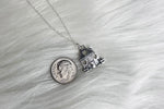 Thank You Gift For Realtor Sterling Silver Cozy Home Necklace
