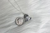 Thank You Gift For Realtor Sterling Silver Cozy Home Necklace