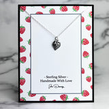strawberry necklace