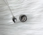 strawberry necklace sterling silver