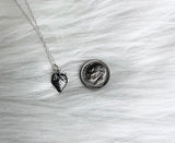 strawberry necklace sterling silver