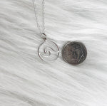 grief wave necklace