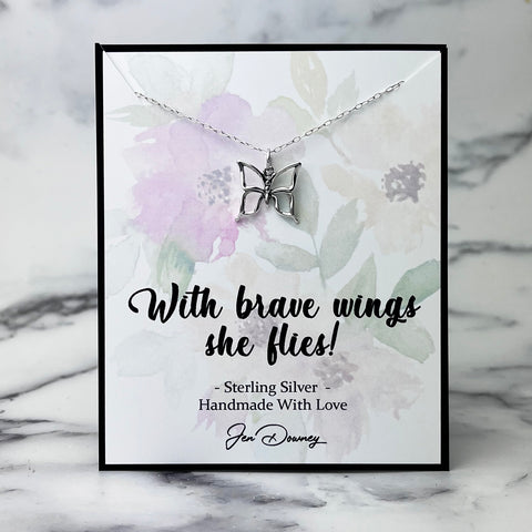 with brave wings she flies