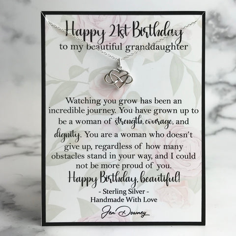 21st birthday gift for granddaughter