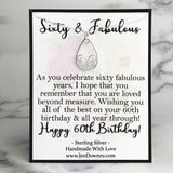 60th birthday gift sixty and fabulous
