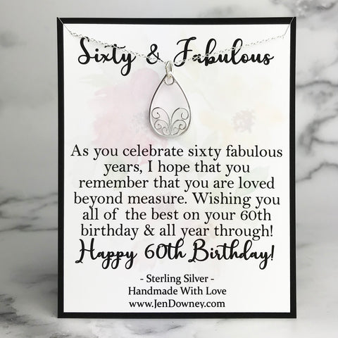 60th birthday gift sixty and fabulous
