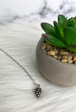 sterling silver pinecone
