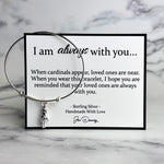 always with you cardinal bangle