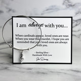 always with you cardinal bangle