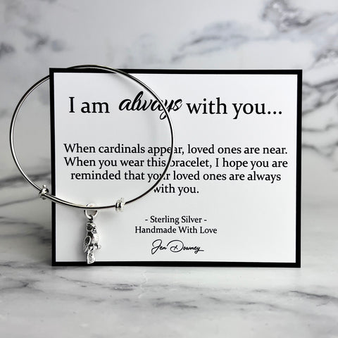 always with you cardinal bangle