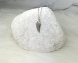 Too Perfect For This World Miscarriage Sympathy Quote Angel Wing Sterling Silver Necklace