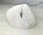 Too Beautiful For Earth Sympathy Quote Angel Wing Sterling Silver Necklace