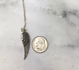 Your Wings Were Ready Sympathy Gift Sterling Silver Angel Wing Necklace