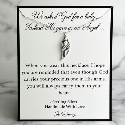 asked god for a baby miscarriage quote