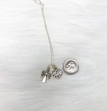 In Loving Memory Of Aunt Sympathy Gift Sterling Silver Guardian Angel Necklace Meaningful Keepsake