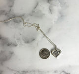 Only An Aunt Quote Birthday Gift Sterling Silver Necklace