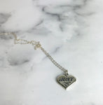 Only An Aunt Quote Birthday Gift Sterling Silver Necklace