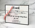 aunt gift idea thank you for always being there