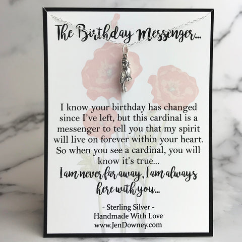 the birthday cardinal meaningful gift idea loved ones are always near
