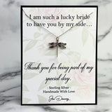 bridesmaid gift lucky bride to have you by my side