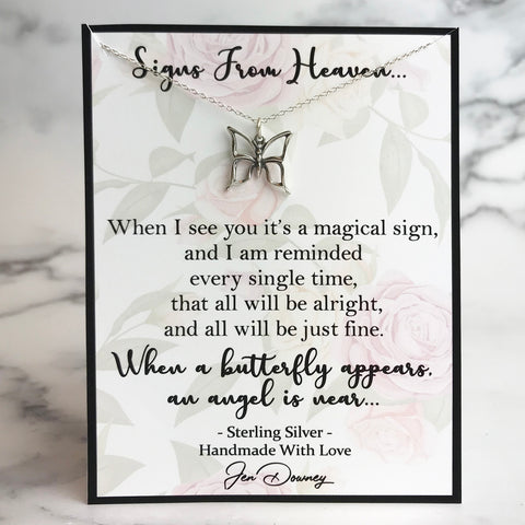 butterfly sign from heaven