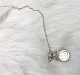 Go Fly Self-Love Affirmation Keepsake Sterling Silver Butterfly Necklace