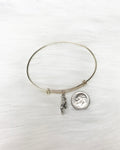 sterling silver cardinal bracelet