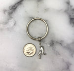 Loss of Dad Sympathy Gift Cardinal Sterling Silver Keyring