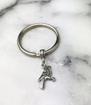 Loss of Dad Sympathy Gift Cardinal Sterling Silver Keyring