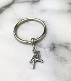 Loss of Dad Sympathy Gift Cardinal Sterling Silver Keyring