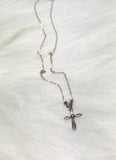 Unisex Cross for Christening Or Baptism Sterling Silver Infant Necklace