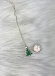 christmas tree necklace
