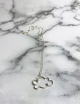 Go Confidently In The Direction Of Your Dreams Graduation Gift Cloud Pendant Sterling Silver Necklace