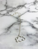 Go Confidently In The Direction Of Your Dreams Graduation Gift Cloud Pendant Sterling Silver Necklace