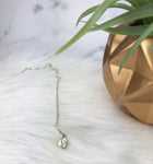 sterling silver coffee bean necklace