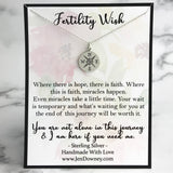 fertility journey quote meaningful gift idea here if you need me